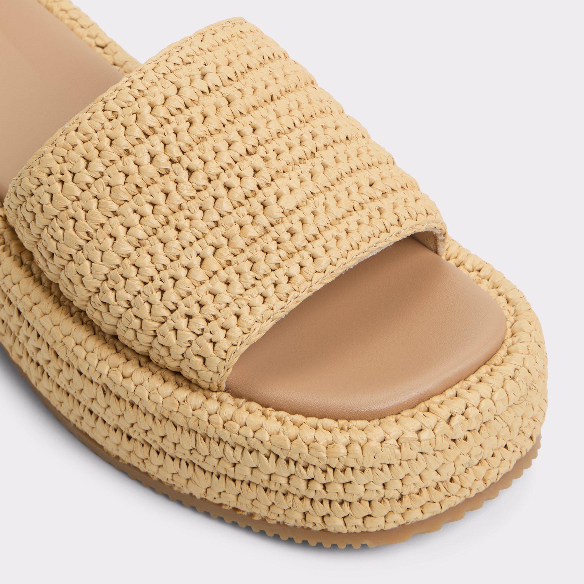 ALDO Bohemina - Women's Platform Sandal Sandals - Beige, Size 6 Product Image