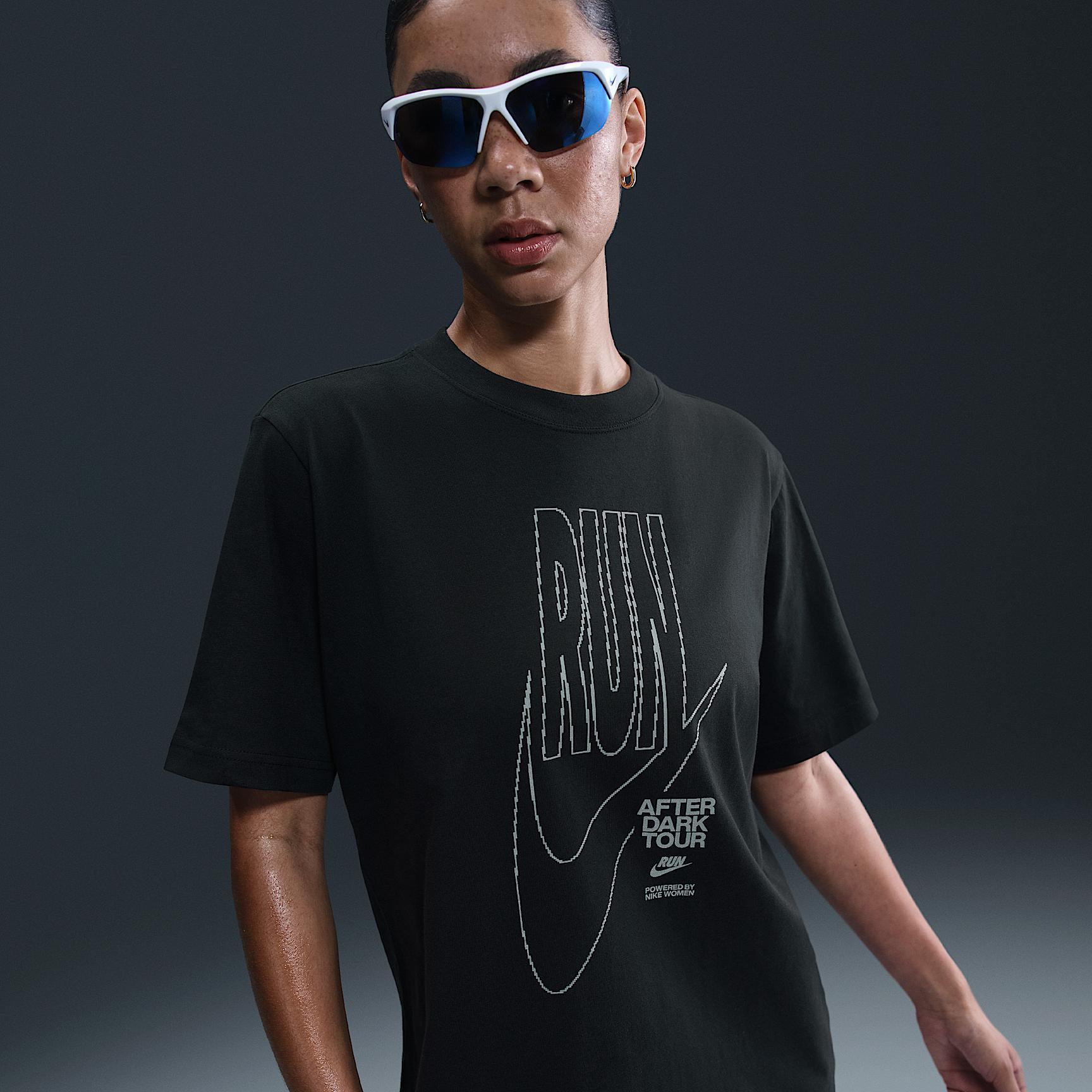 Nike After Dark Tour Women's Oversized Short-Sleeve Graphic T-Shirt Product Image