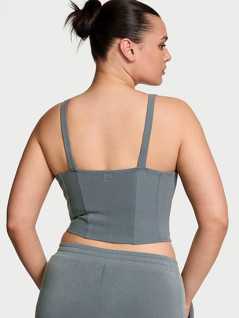 Featherweight Knit Corset Tank Top Product Image