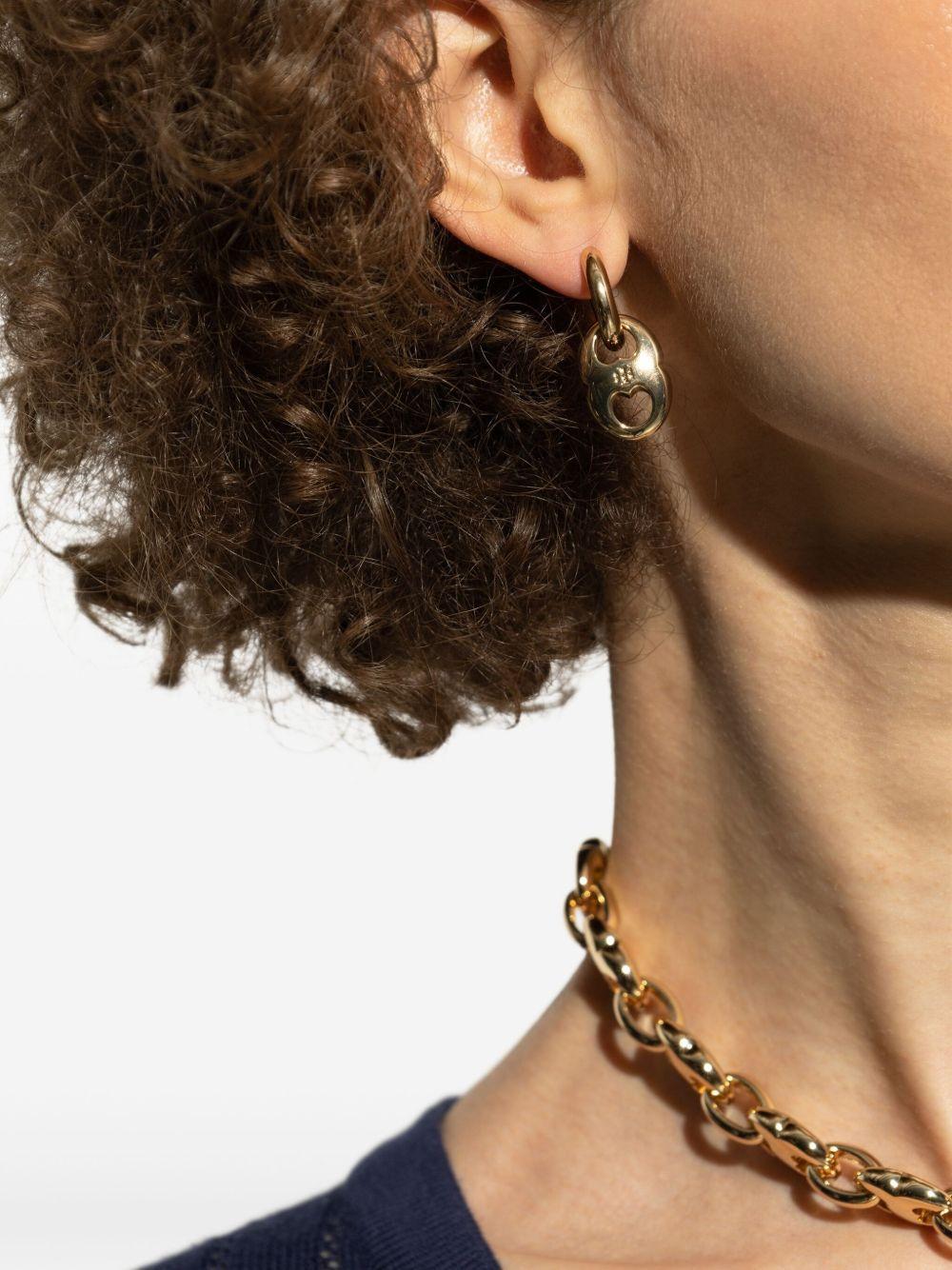 small Gemini hoop earrings Product Image