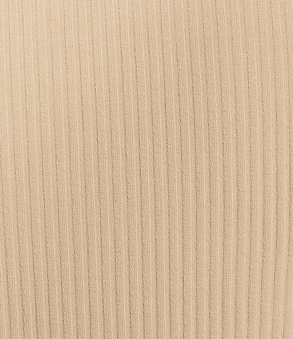 GB Mock Neck Ribbed Knit Tank Top Product Image