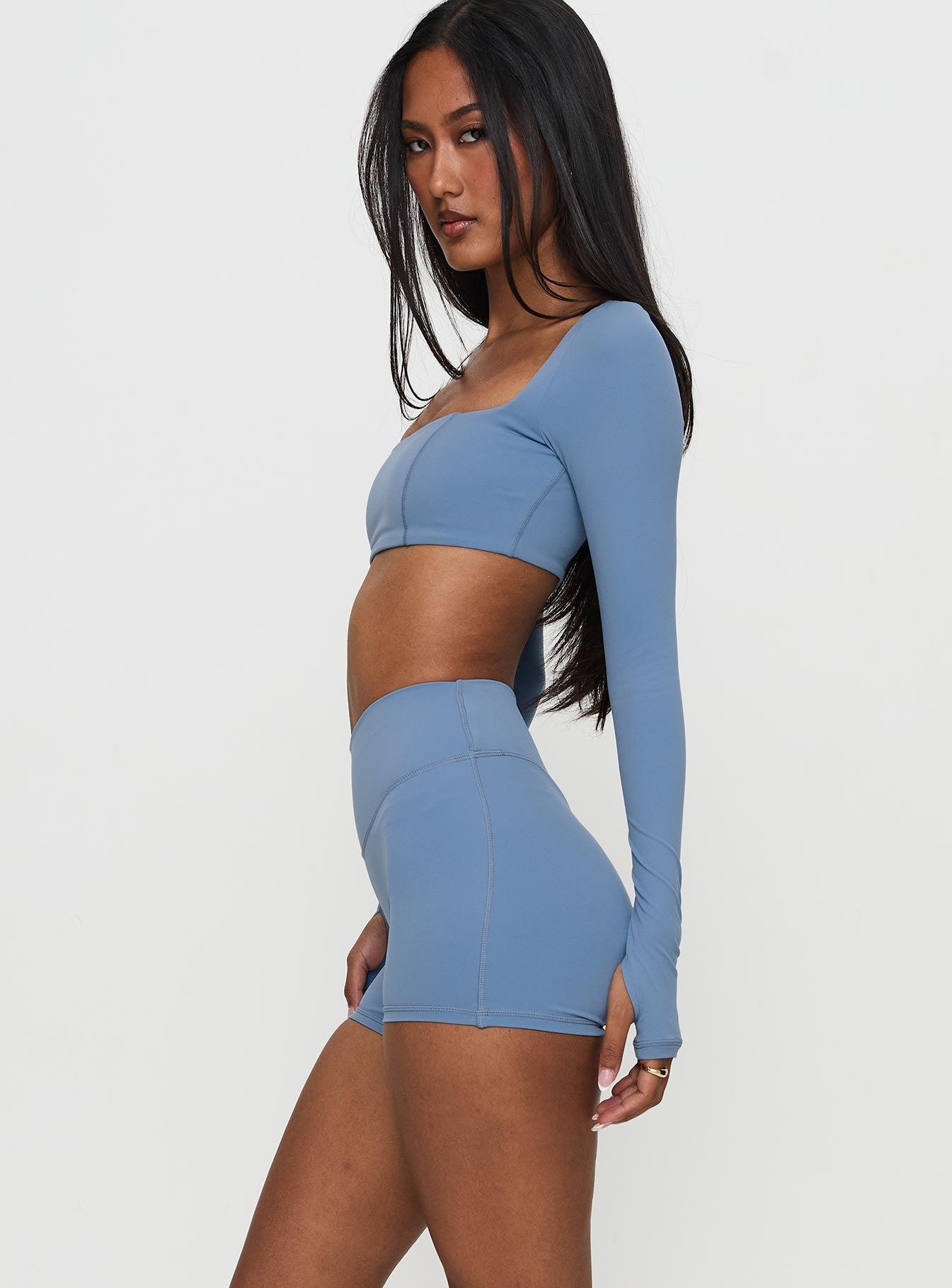 Touchdown Active Contour Short Blue Product Image