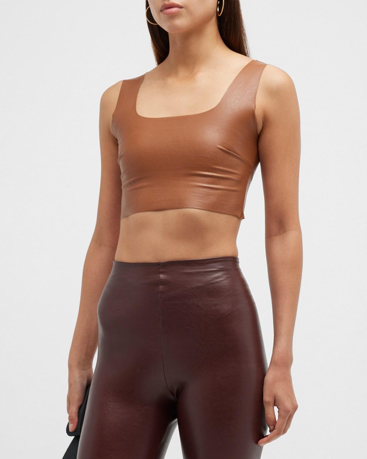 Commando Faux Leather Crop Top Product Image