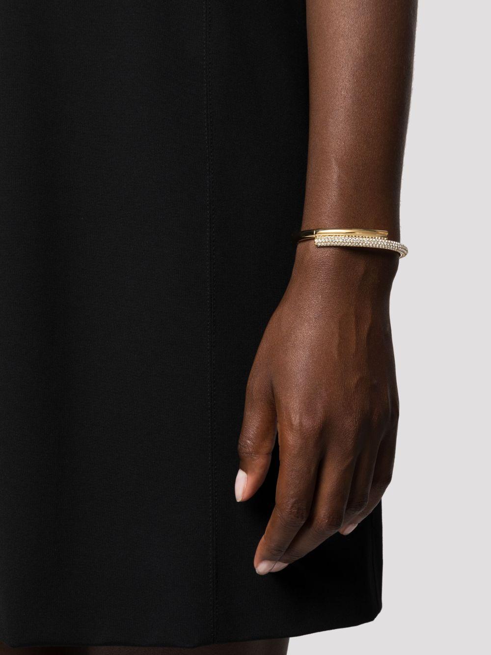 Dextera crystal-embellished bangle bracelet Product Image