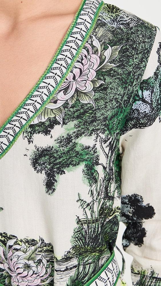 Las Sureñas V Neck Long Dress | Shopbop Product Image