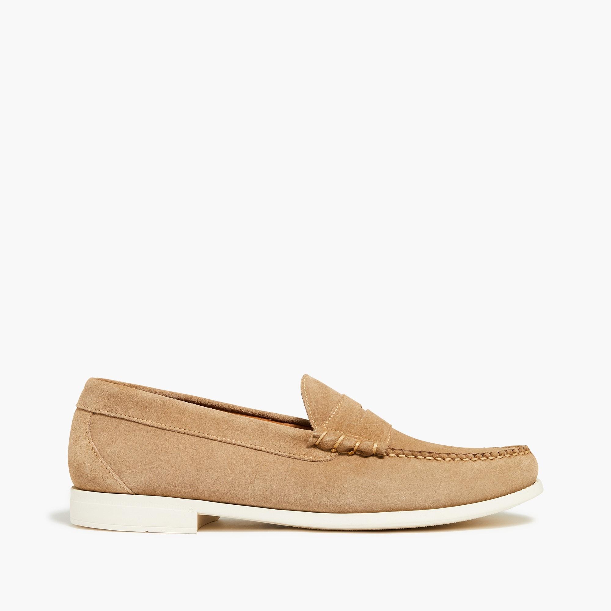 Suede penny loafers Product Image