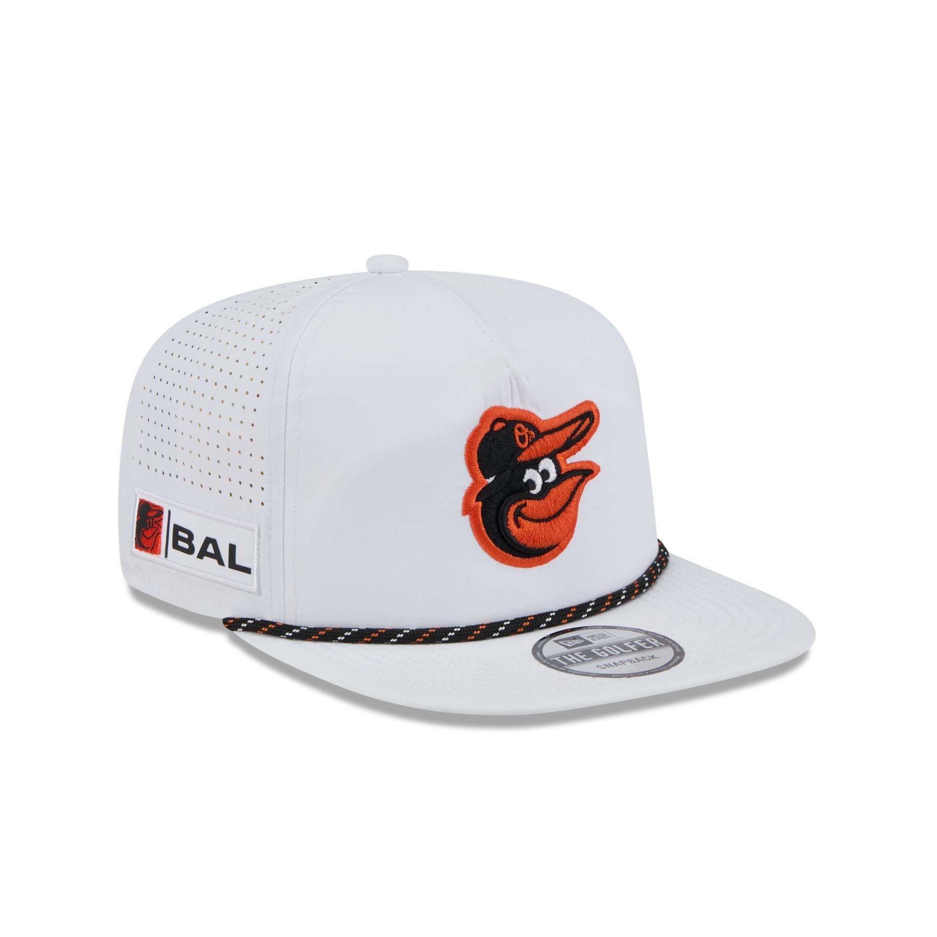 Baltimore Orioles Optic White Performance Rope Golfer Hat Male Product Image