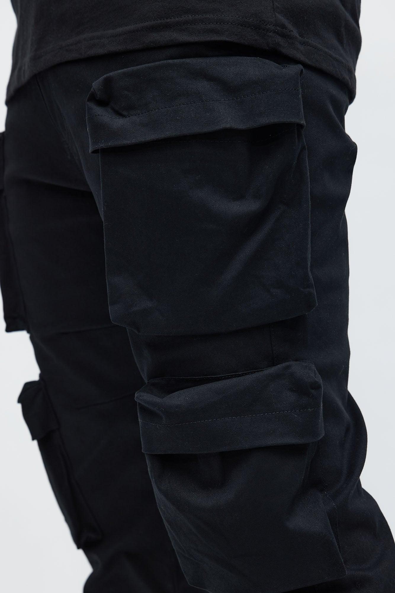 Slim My Kind Of Cargo Pants - Black Product Image