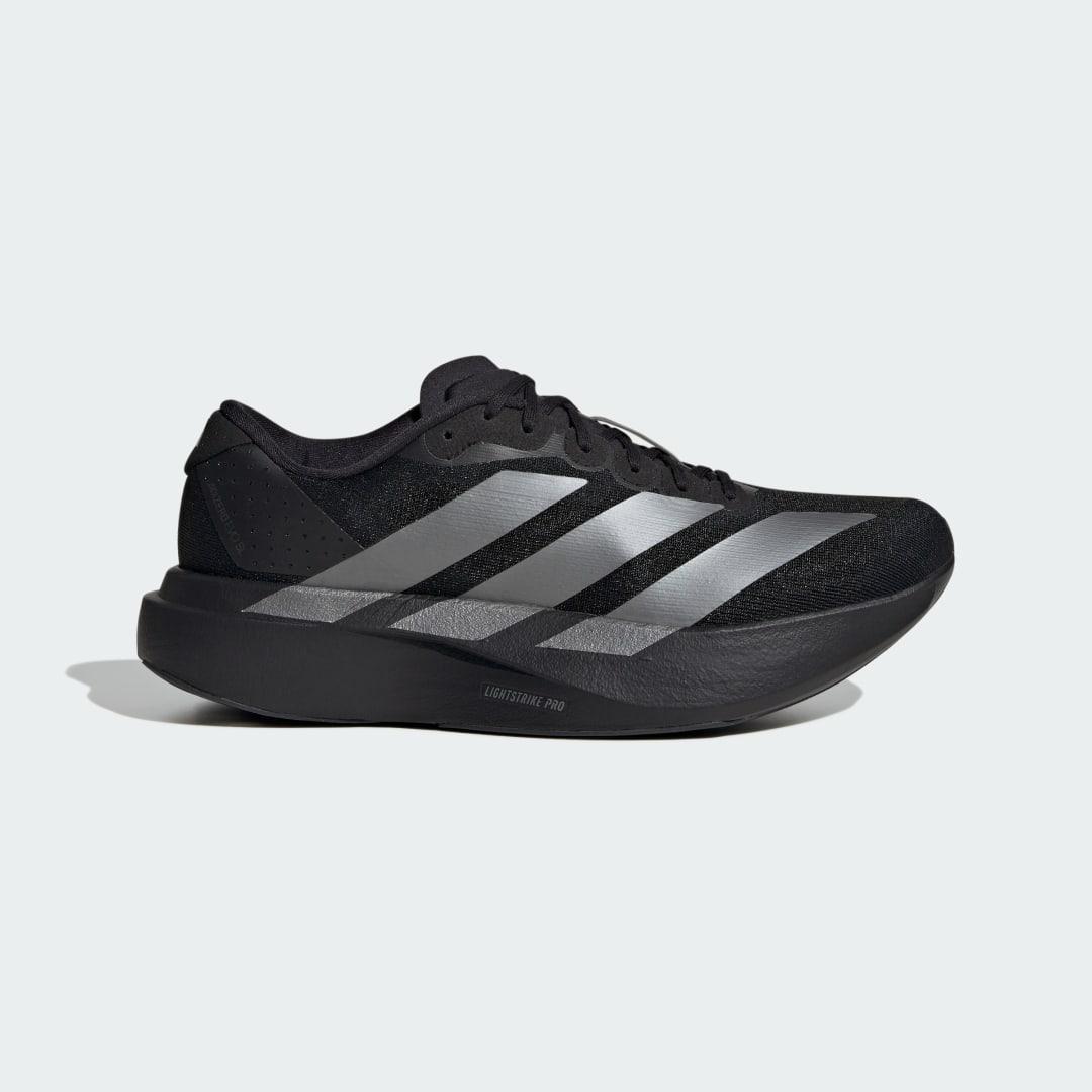 Womens adidas Adizero EVO SL Athletic Shoe - Wonder White / Cyber Metallic / Warm Vanilla Product Image