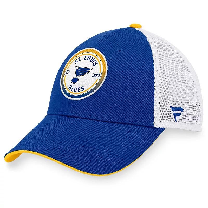 Mens Fanatics Branded Deep Sea Blue/White Seattle Kraken Iconic Gradient Trucker Snapback Hat, Krk Blue Product Image