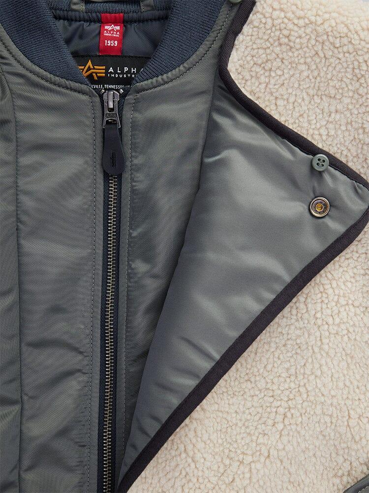 WOMEN'S B-15 SHERPA HYBRID BOMBER JACKET Product Image