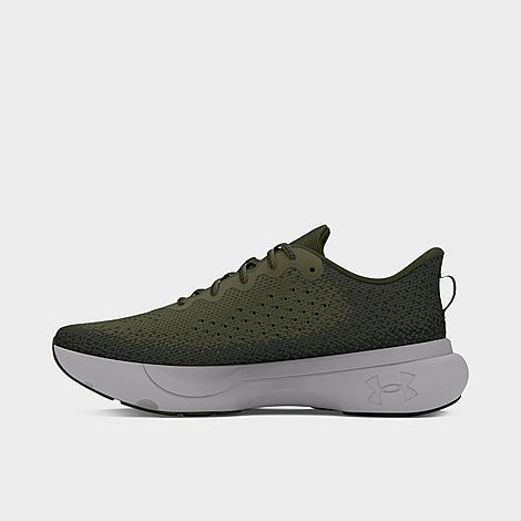 Under Armour Mens UA Infinite Running Shoes in Marine OD Green/Black Product Image