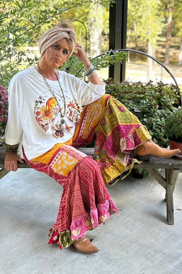 Estelle Kantha Sunrise Pants by Jaded Gypsy Product Image