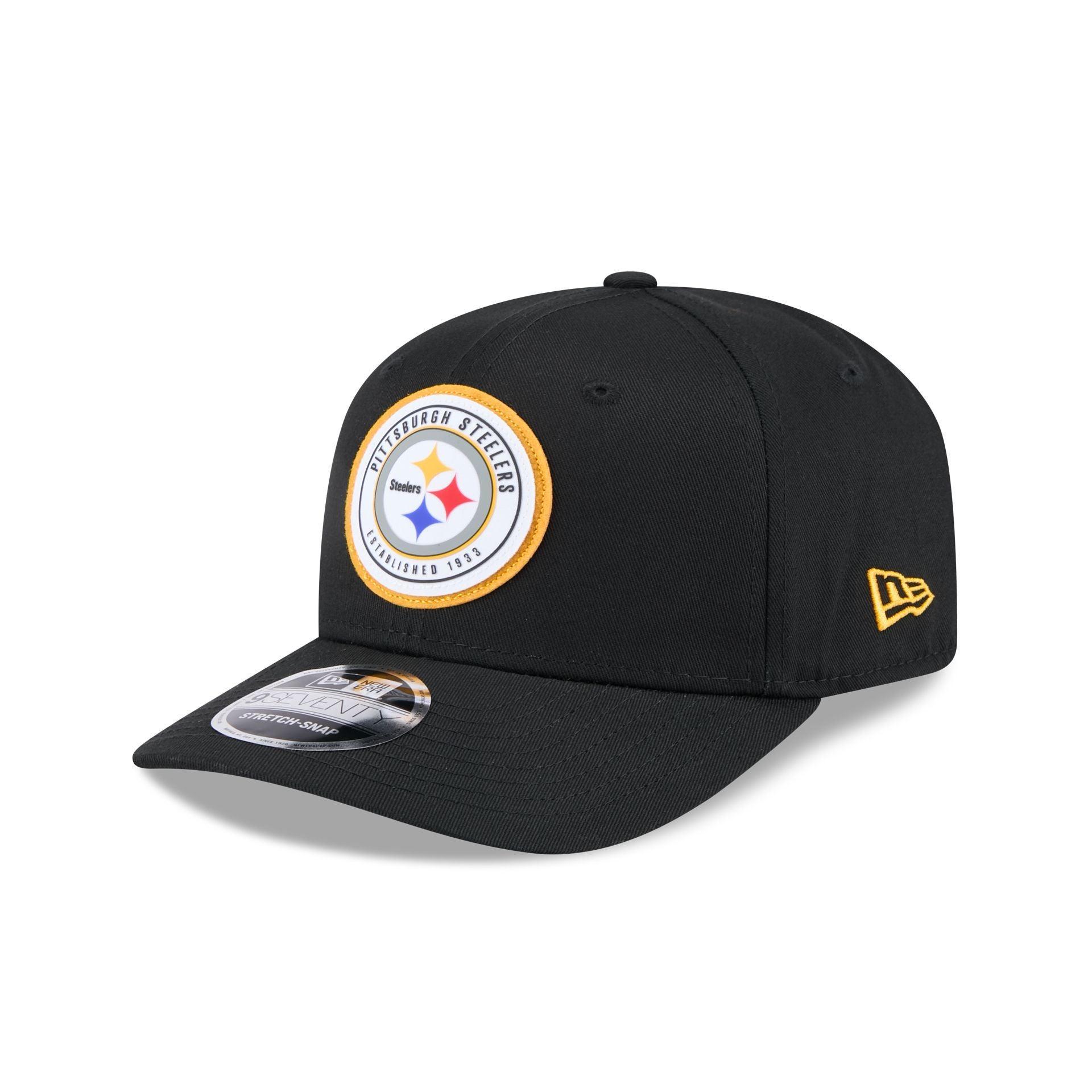 Los Angeles Lakers Circle Patch 9SEVENTY Stretch-Snap Hat Male Product Image