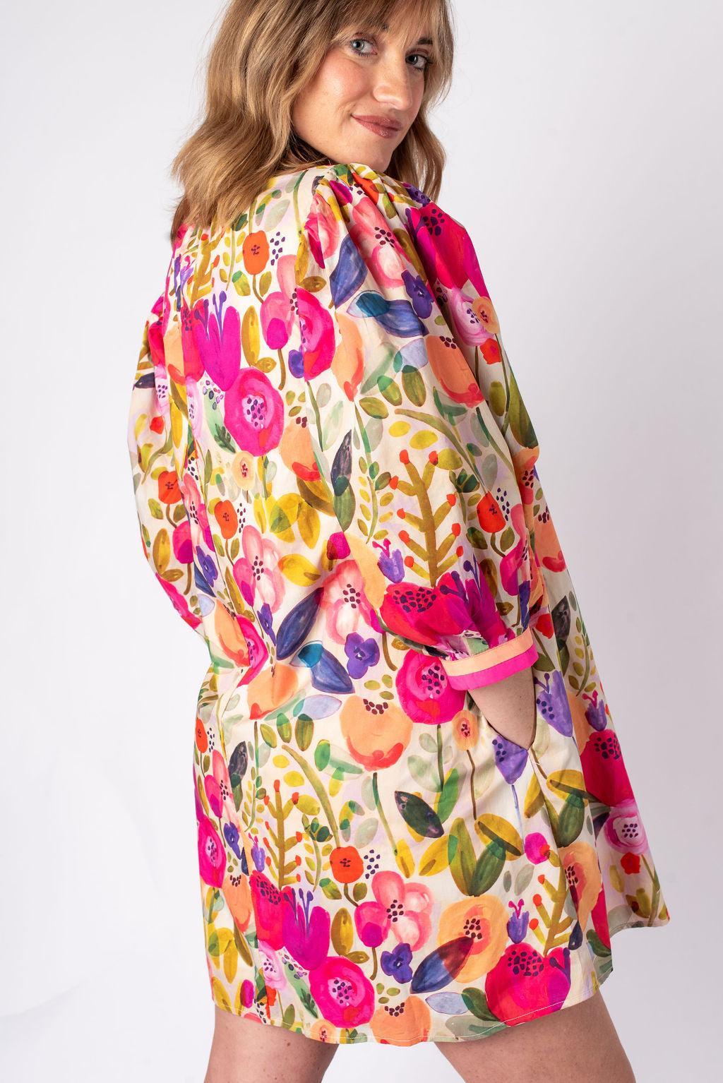 Chloe Floral Mini Dress Product Image