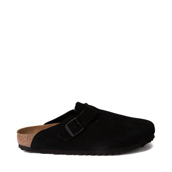 Birkenstock Mens Boston Suede Slide-On Soft Footbed Clogs Product Image