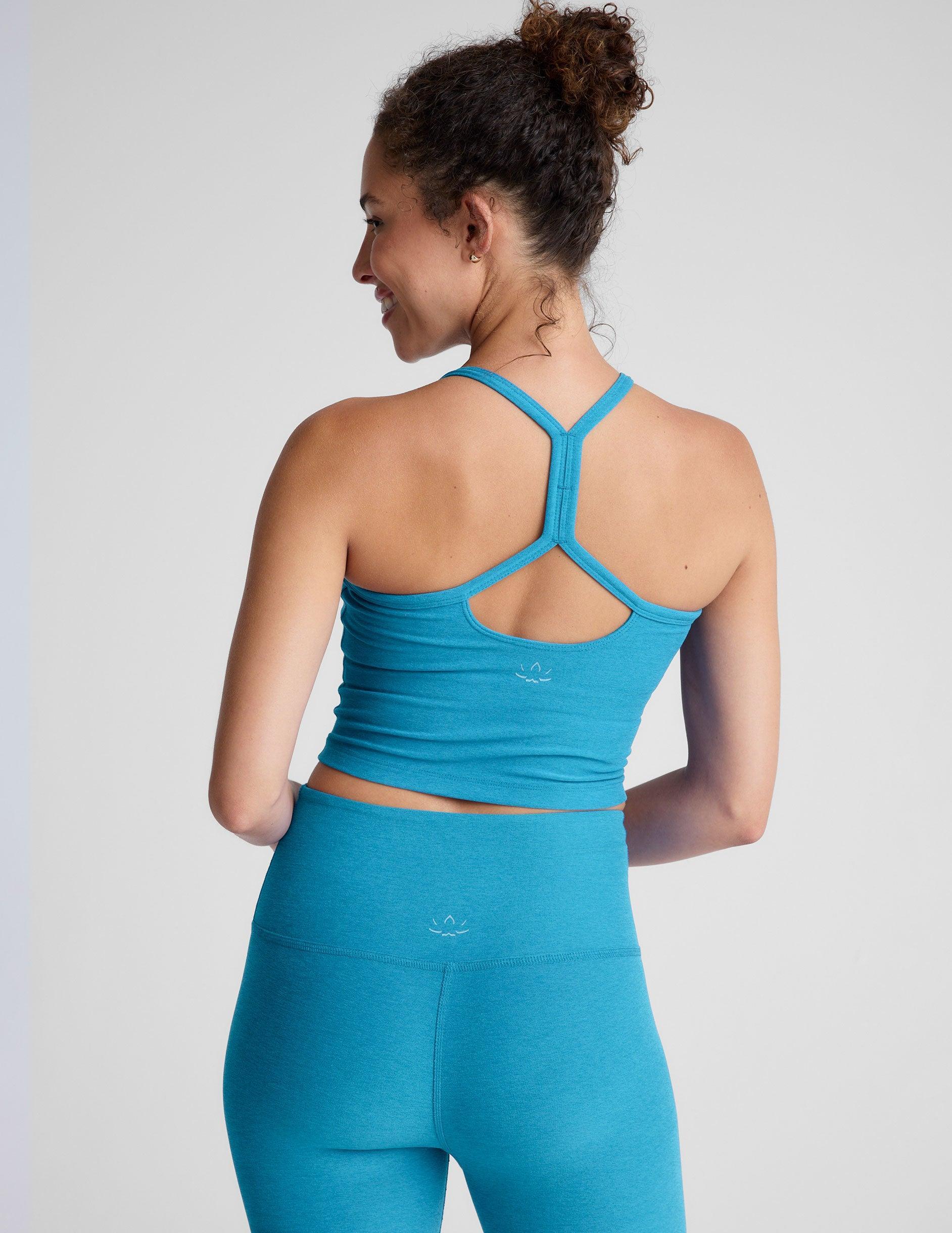 Spacedye Slim Racerback Cropped Tank Product Image