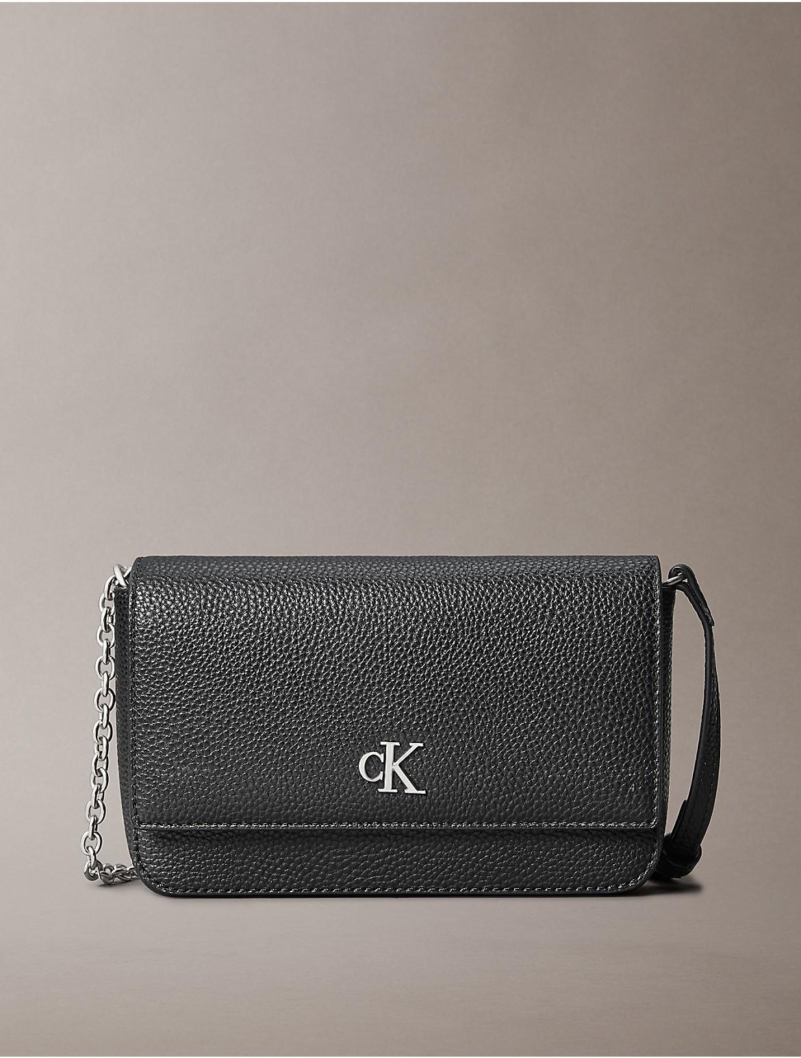 Calvin Klein Womens Archive Hardware Flap Crossbody Bag Product Image