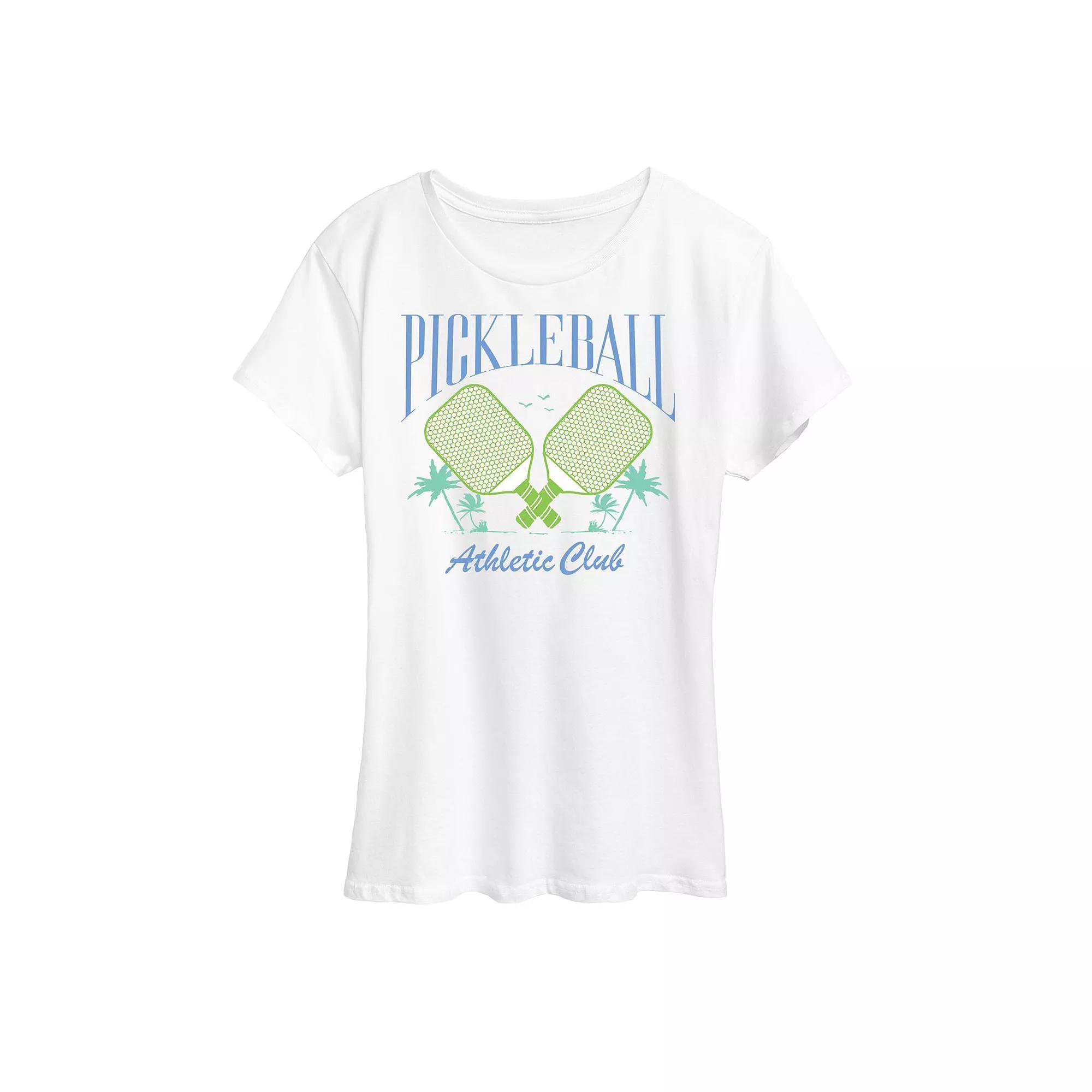 Womens Pickleball Athletic Club Graphic Tee Product Image