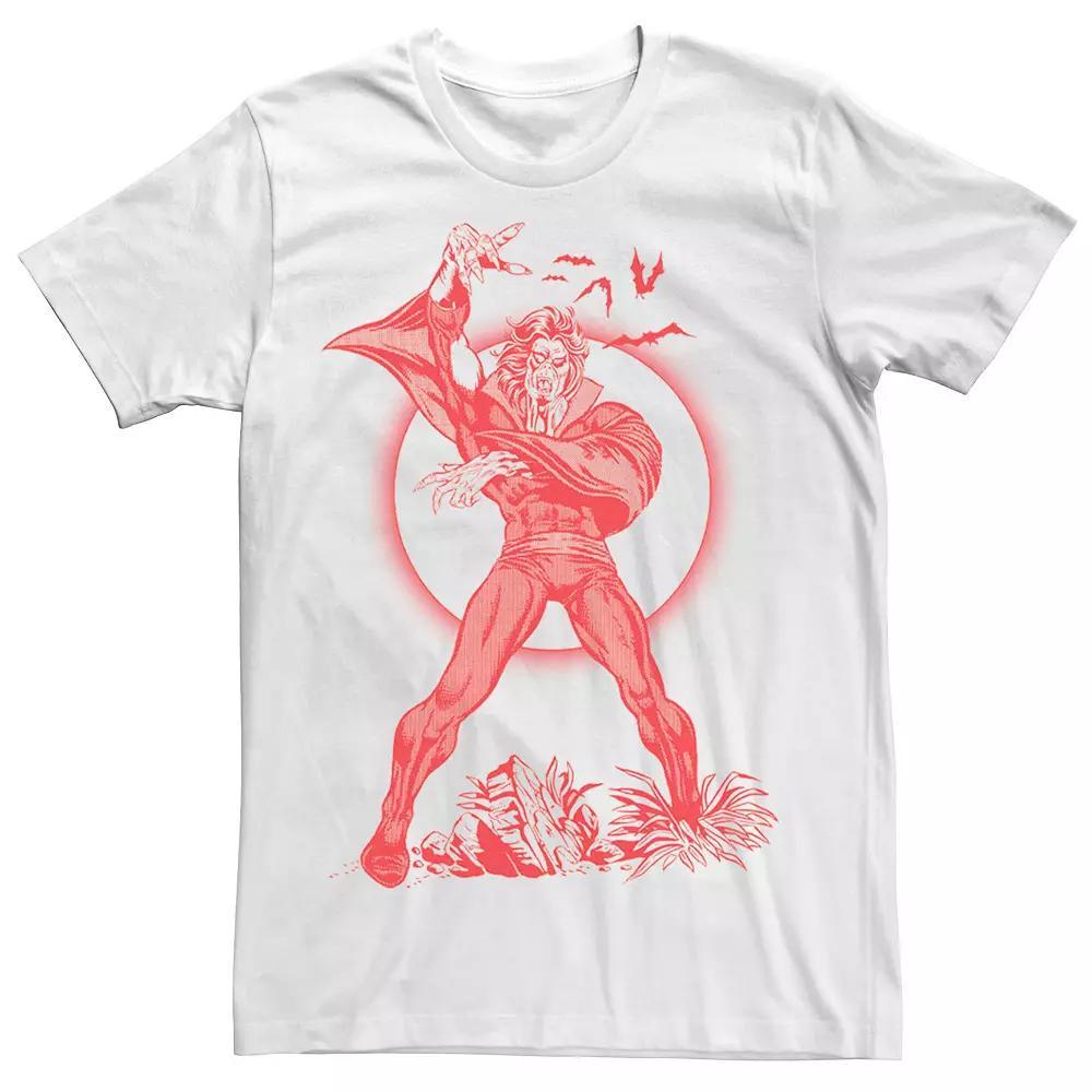 Men's Marvel Morbius Red Hue Portrait Tee, Size: XL, White Product Image