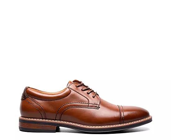 Nunn Bush Centro Flex Mens Cap Toe Oxford Dress Shoes Red Product Image