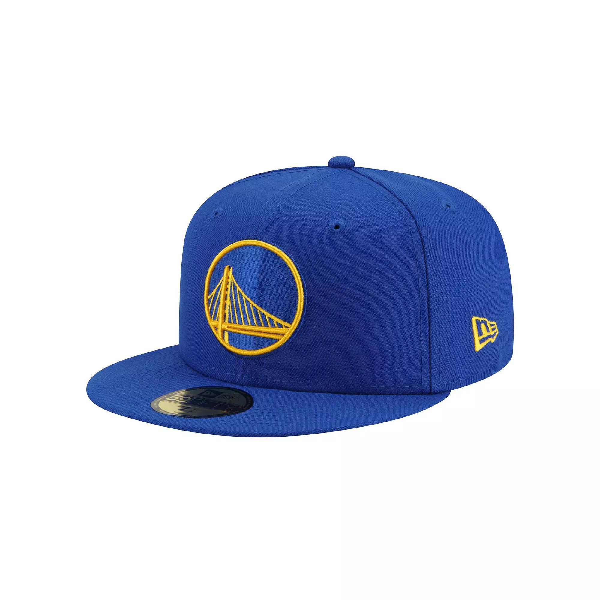 Mens New Era Royal Golden State Warriors Team 59FIFTY Fitted Hat Product Image