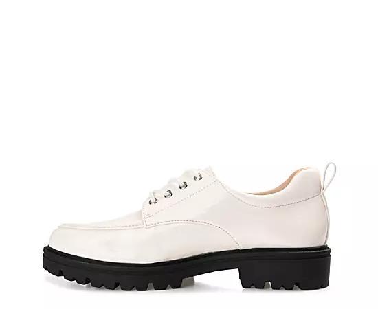 Journee Womens Tru Comfort Foam Zina Oxford Shoes Ivory Product Image