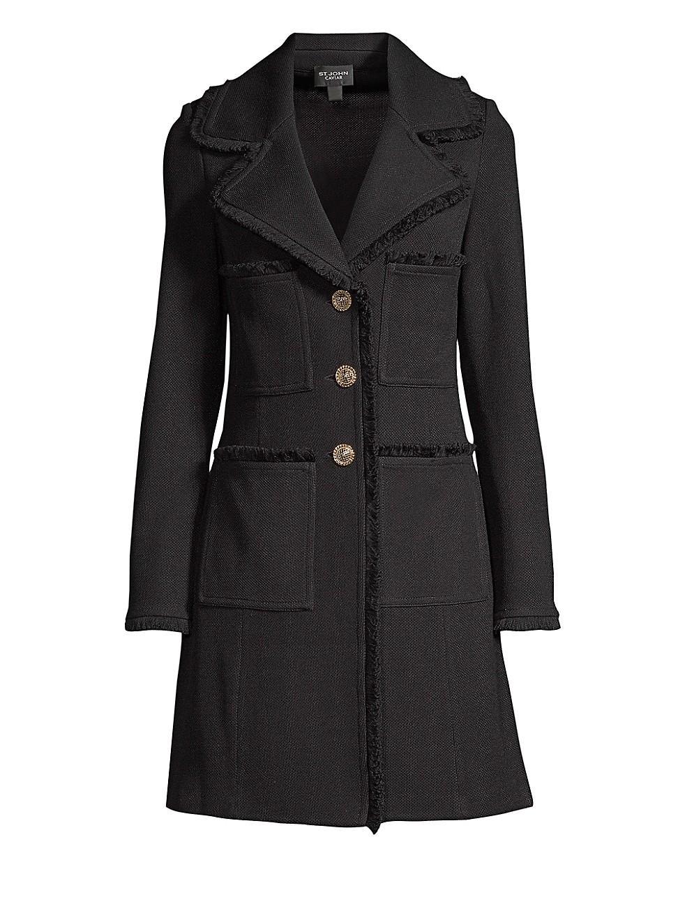 Milano Pique Fit and Flare Topper Coat Product Image