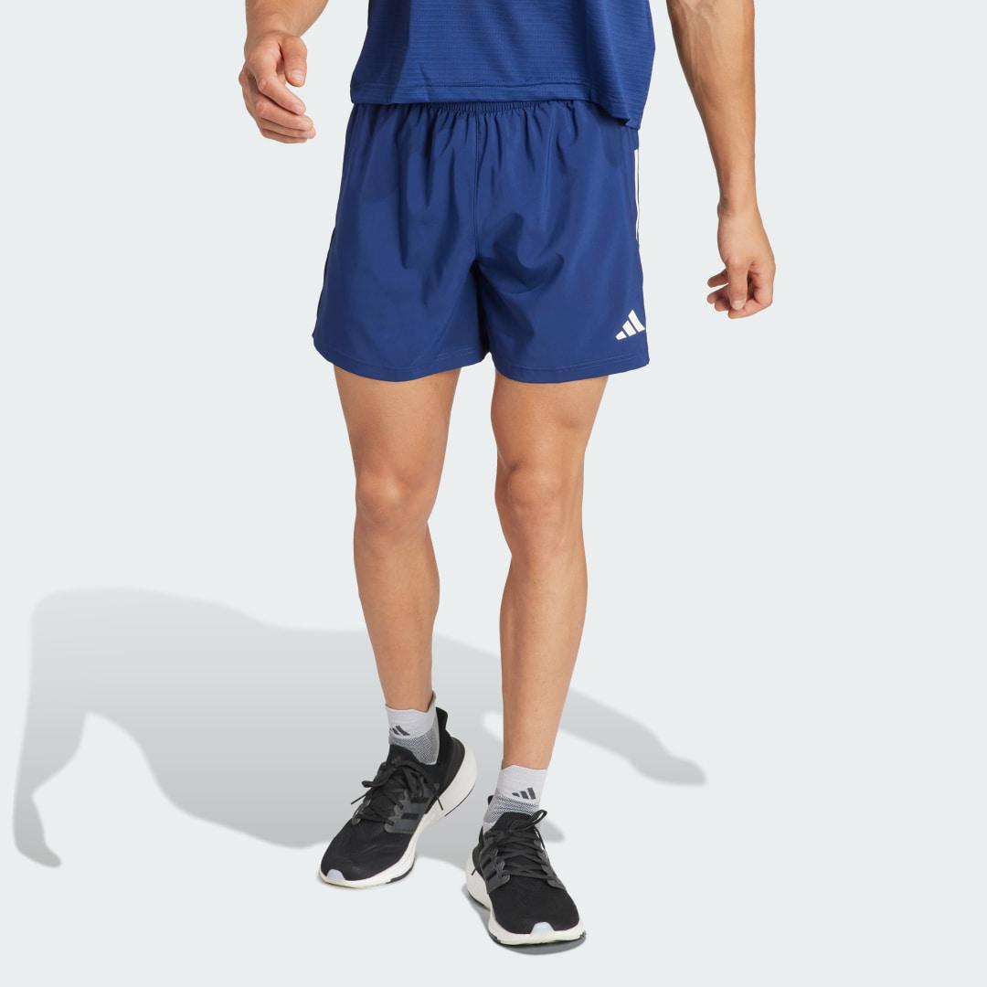 adidas Own The Run Shorts Halo Silver M 9 Mens Product Image