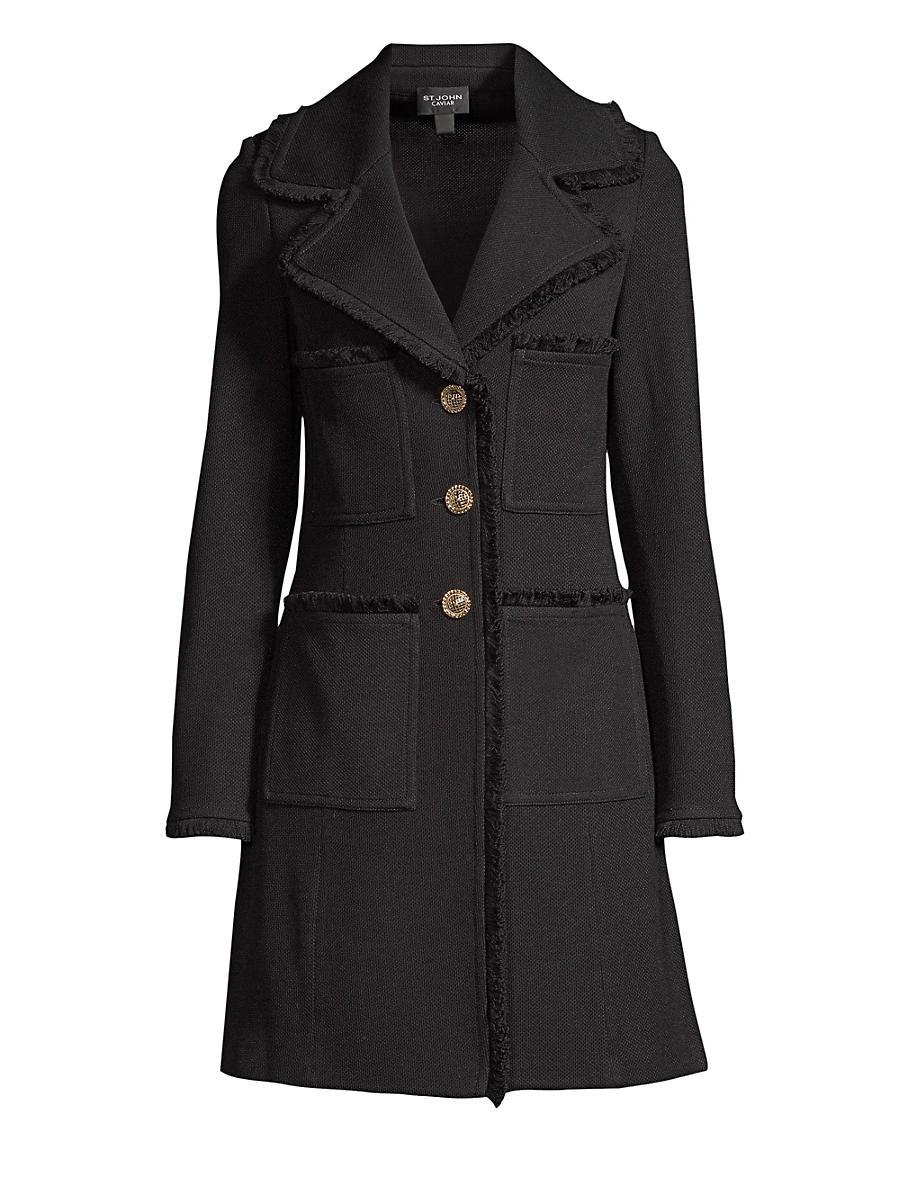 Milano Pique Fit and Flare Topper Coat Product Image