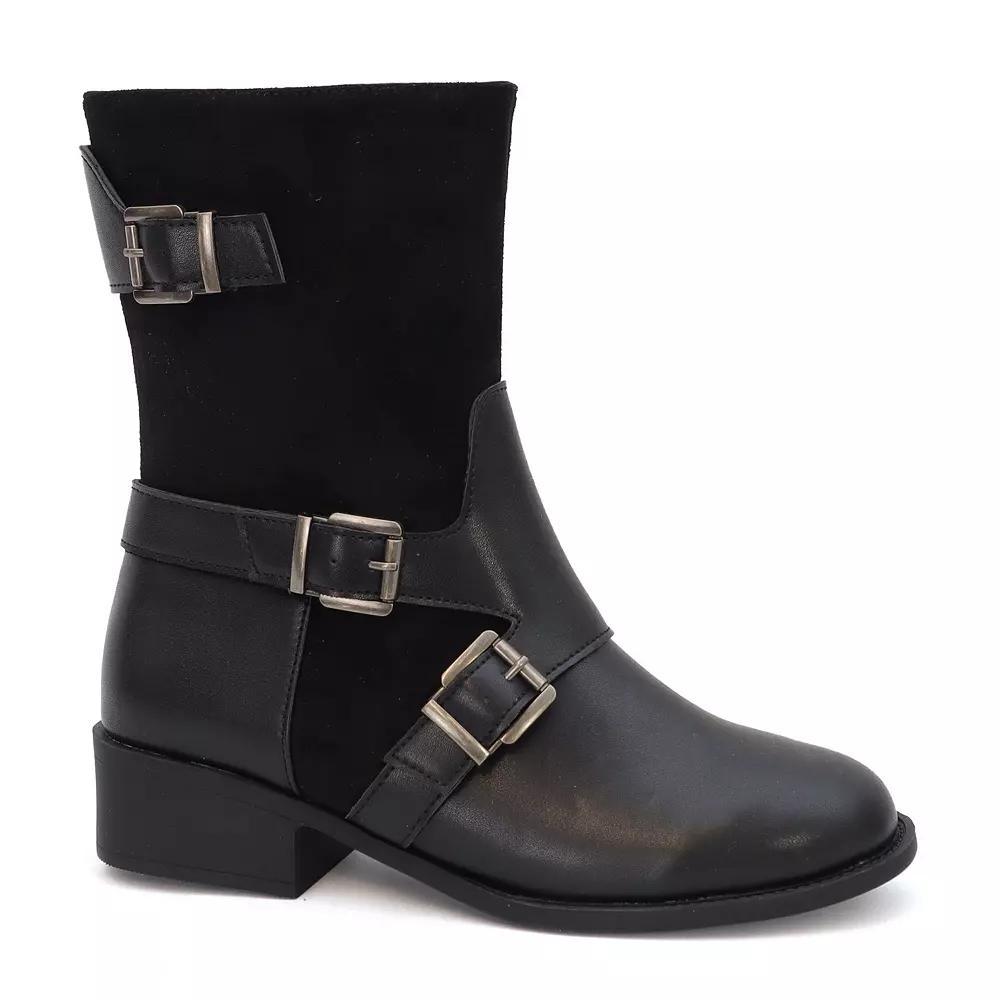 Yoki Darcy-10 Women's Riding Boots, Size: 6, Black Product Image