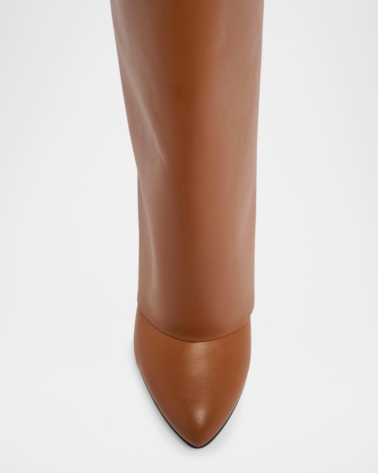 Shark Lock Leather Boots Product Image