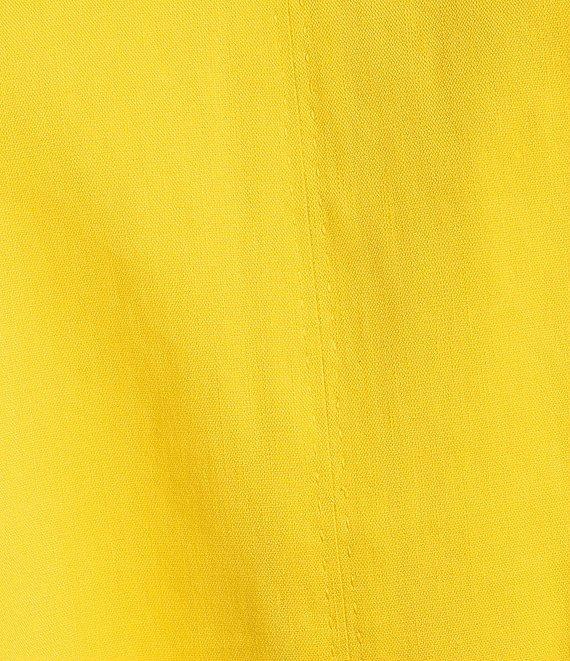Antonio Melani Audrey Stretch Linen Round Neck Coordinating Blouse Product Image