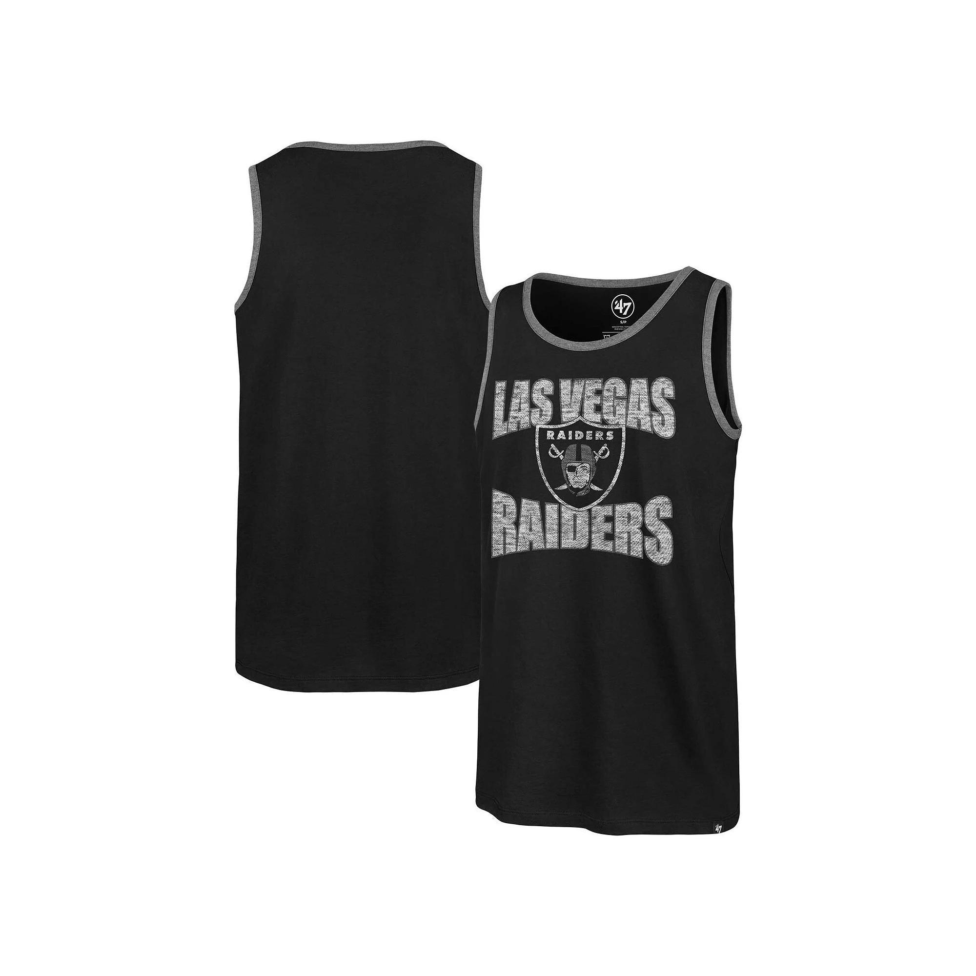 Men's '47 Black Las Vegas Raiders Upload Franklin Tank Top, Size: Medium, Lvr Black Product Image