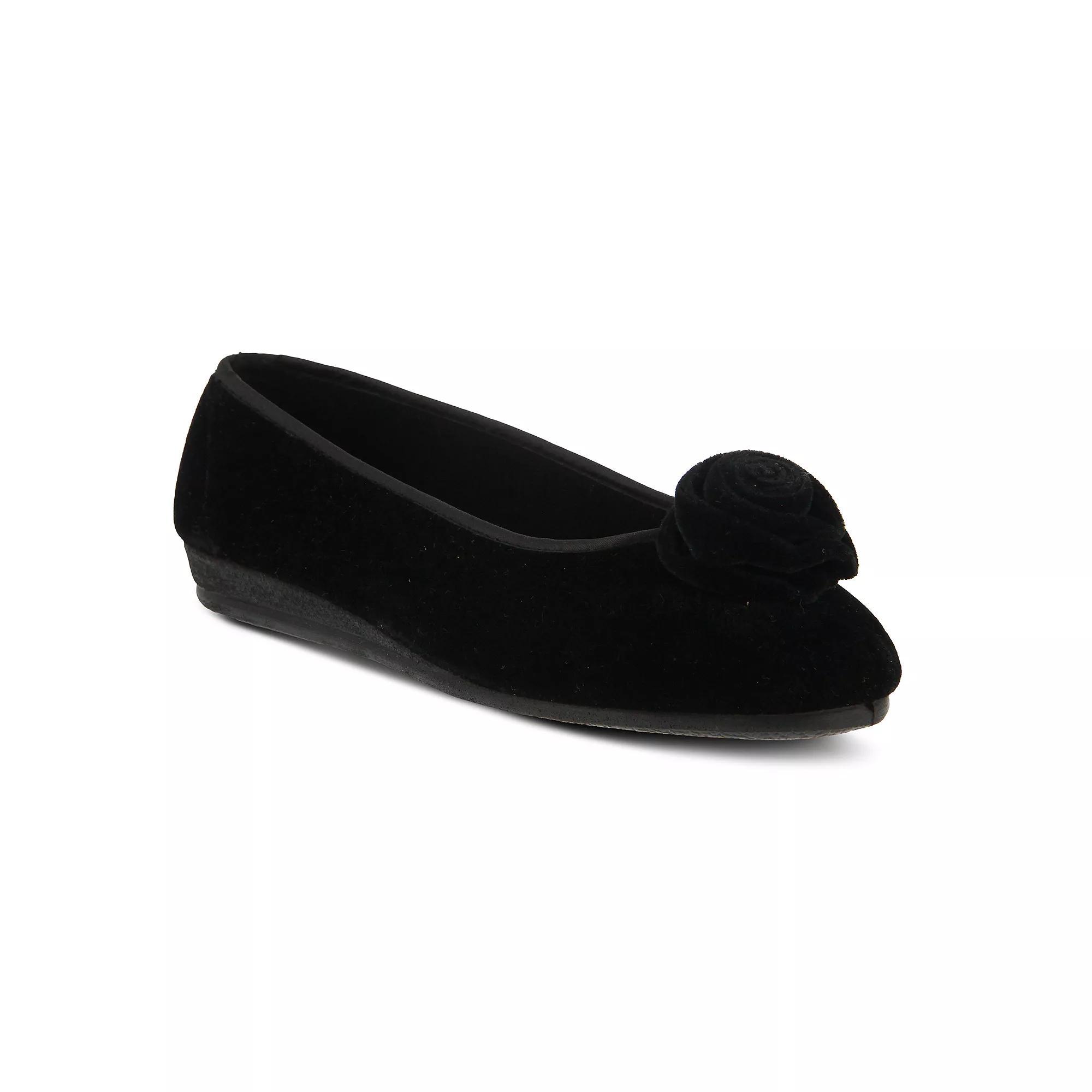 Flexus by Spring Step Roseloud Women's Ballet Flats, Size: 38, Blue Product Image