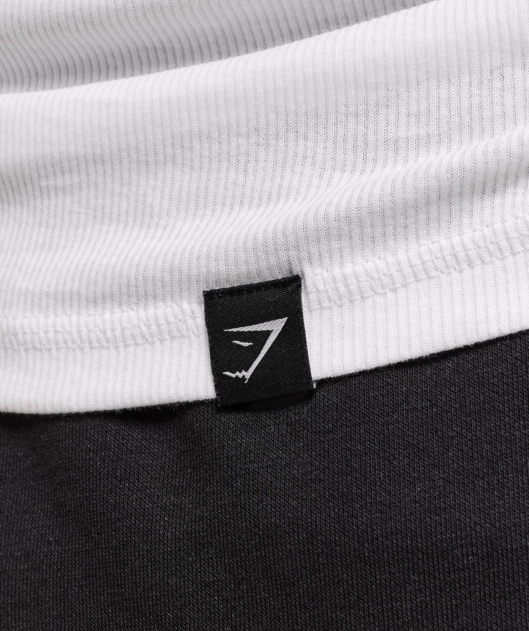 Gymshark Lifting Club Ribbed Tank - White Male Product Image