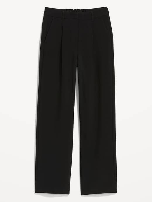 Extra High-Waisted Taylor Wide-Leg Trouser Pants Product Image
