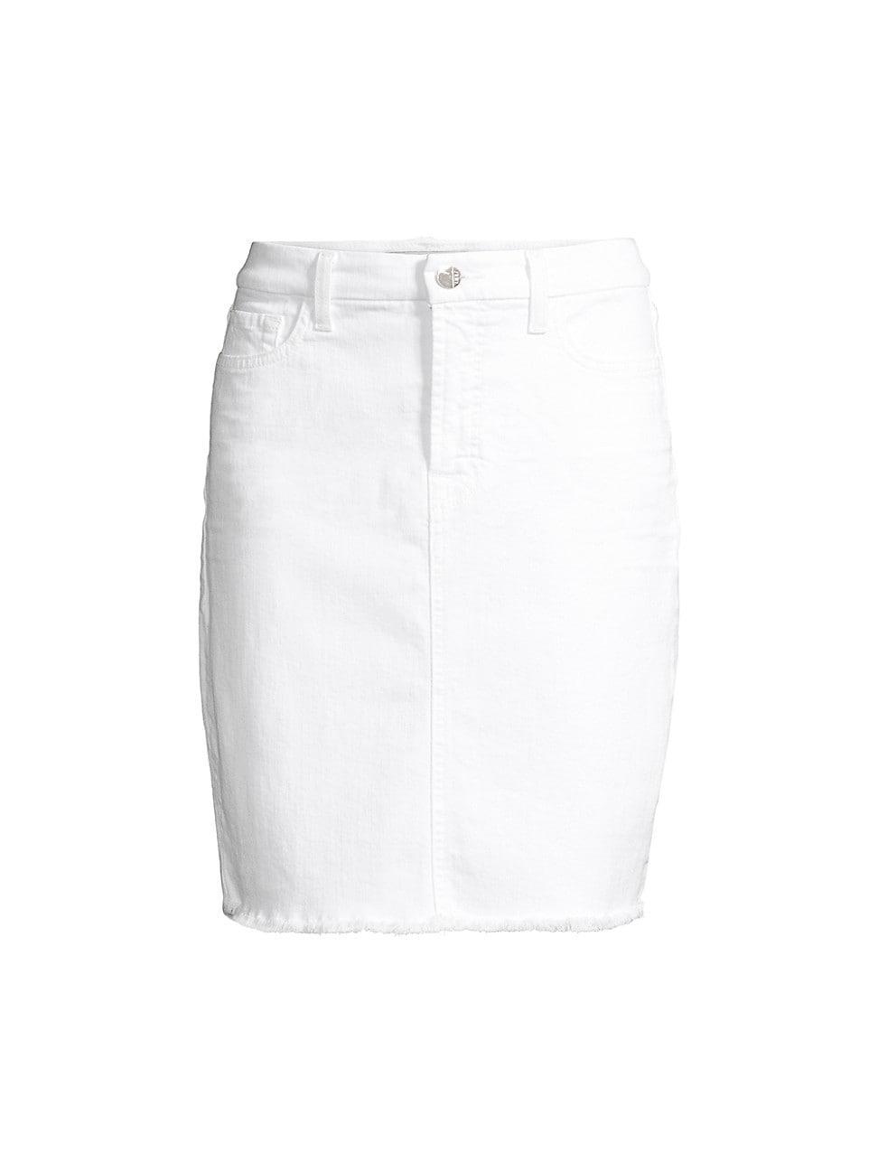 JEN7 by 7 For All Mankind Frayed Hem Pencil Skirt Product Image