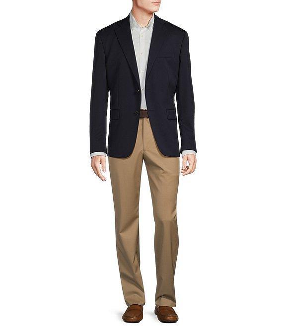 Hart Schaffner Marx Classic Fit Solid Navy Wool Blend Sportcoat Product Image