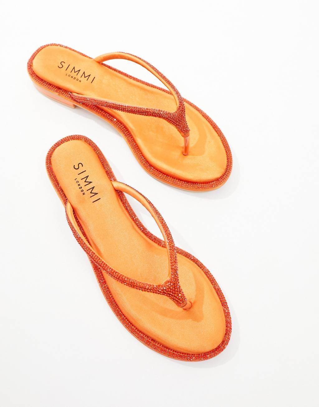 SIMMI London Havanah embellished flat sandals Product Image