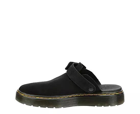Dr. Martens Womens Carlson Suede Buckle Strap Clogs Product Image