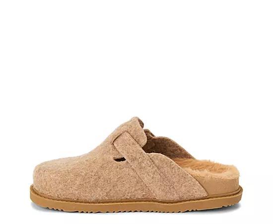 Beach by Matisse Pallenberg Women's Faux Fur Lined Mules, Size: 9, Gray Product Image