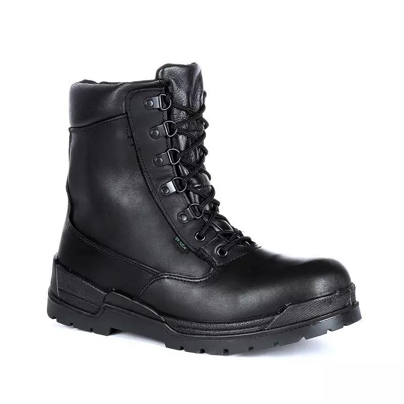 Rocky Postal Men's Waterproof Work Boots, Size: 11 Wide, Black Product Image