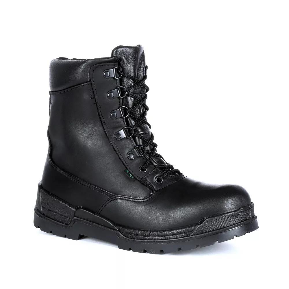 Rocky Postal Men's Waterproof Work Boots, Size: 11 Wide, Black Product Image