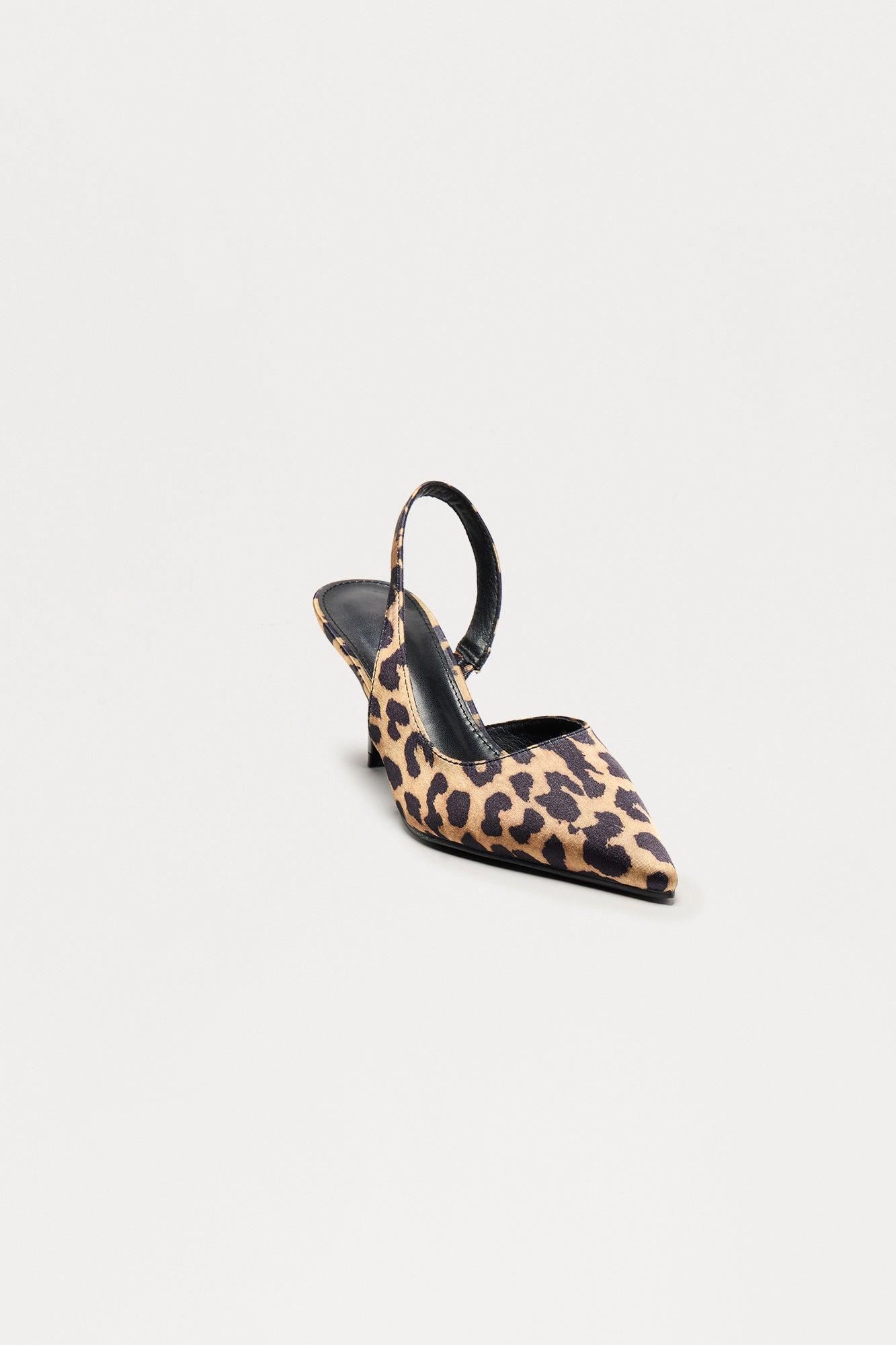 Pam Slingback Pumps - Leopard Product Image