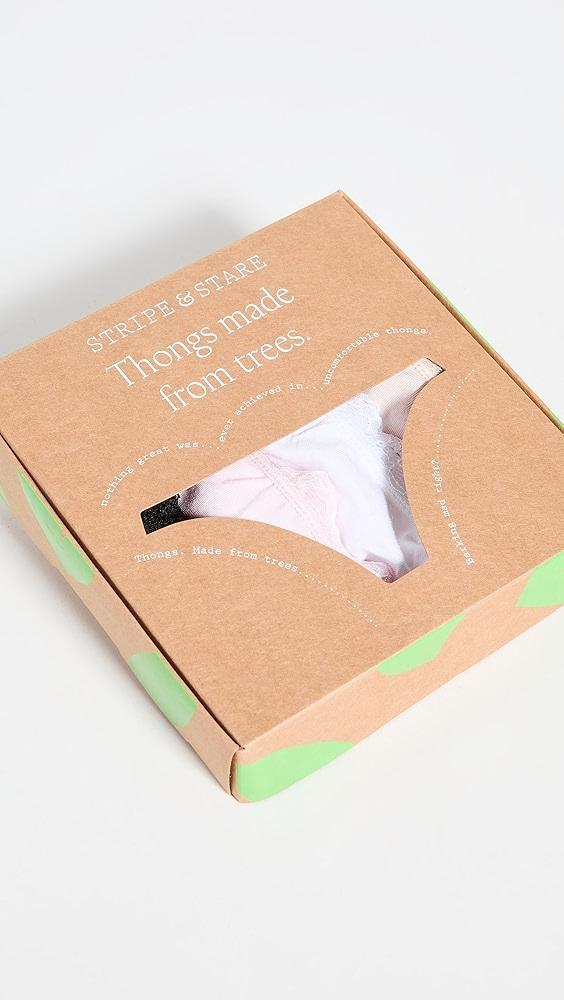Stripe & Stare Basics Thong Box | Shopbop Product Image