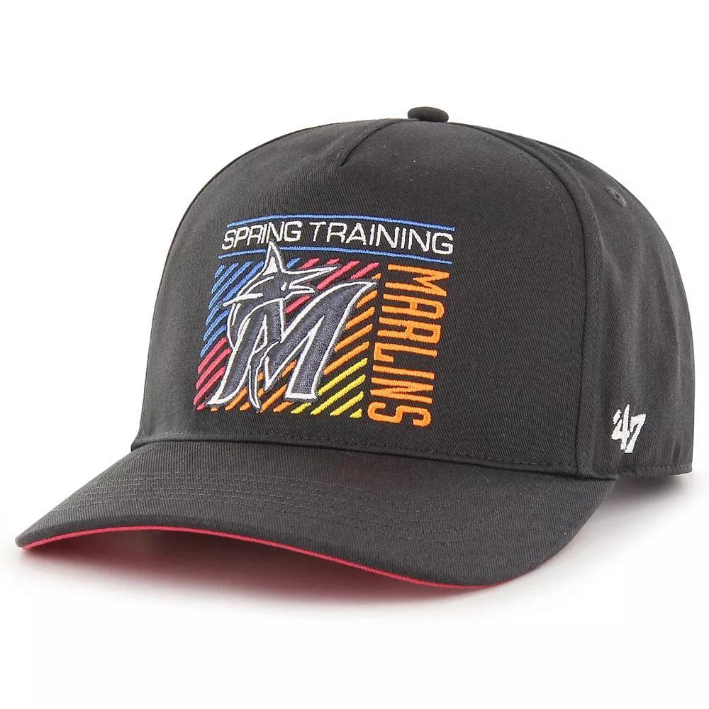 Mens 47 Charcoal Miami Marlins 2023 Spring Training Reflex Hitch Snapback Hat Product Image