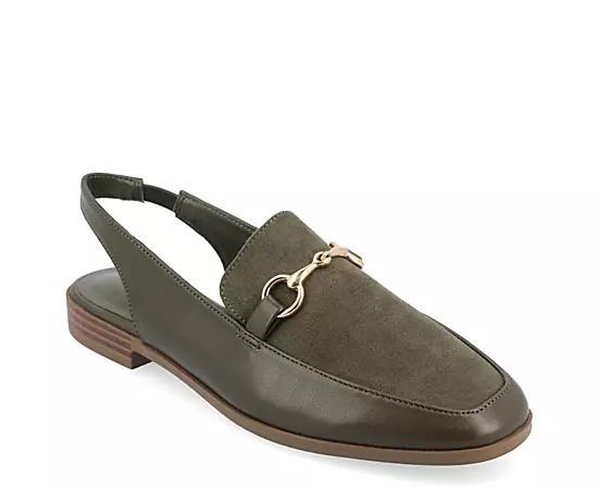 Journee Lainey Women's Tru Comfort Foam™ Flats, Size: 10, Blue Product Image