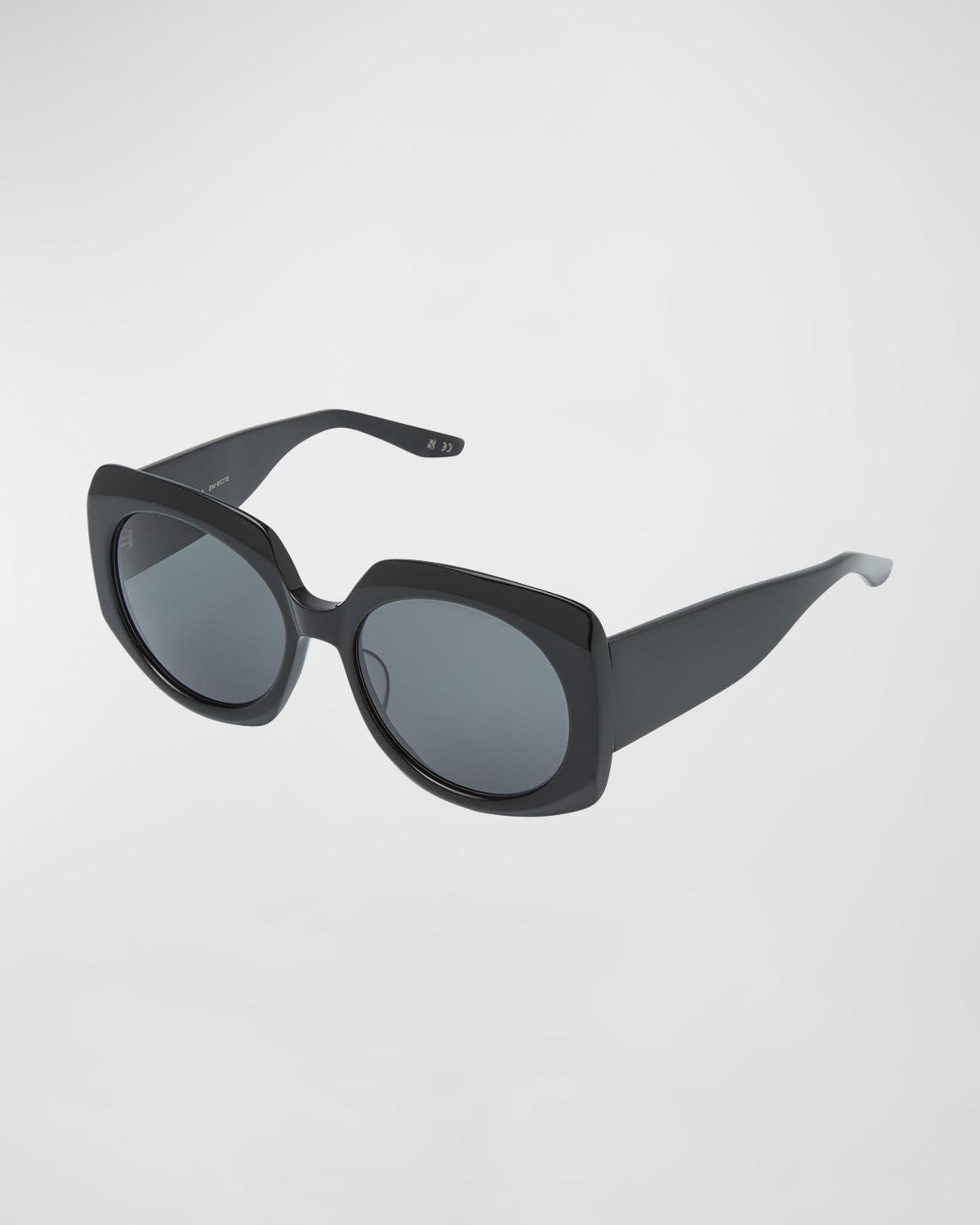 Womens Barton Perreira x Sarah Hoover Delia 57MM Hexagonal Sunglasses Product Image