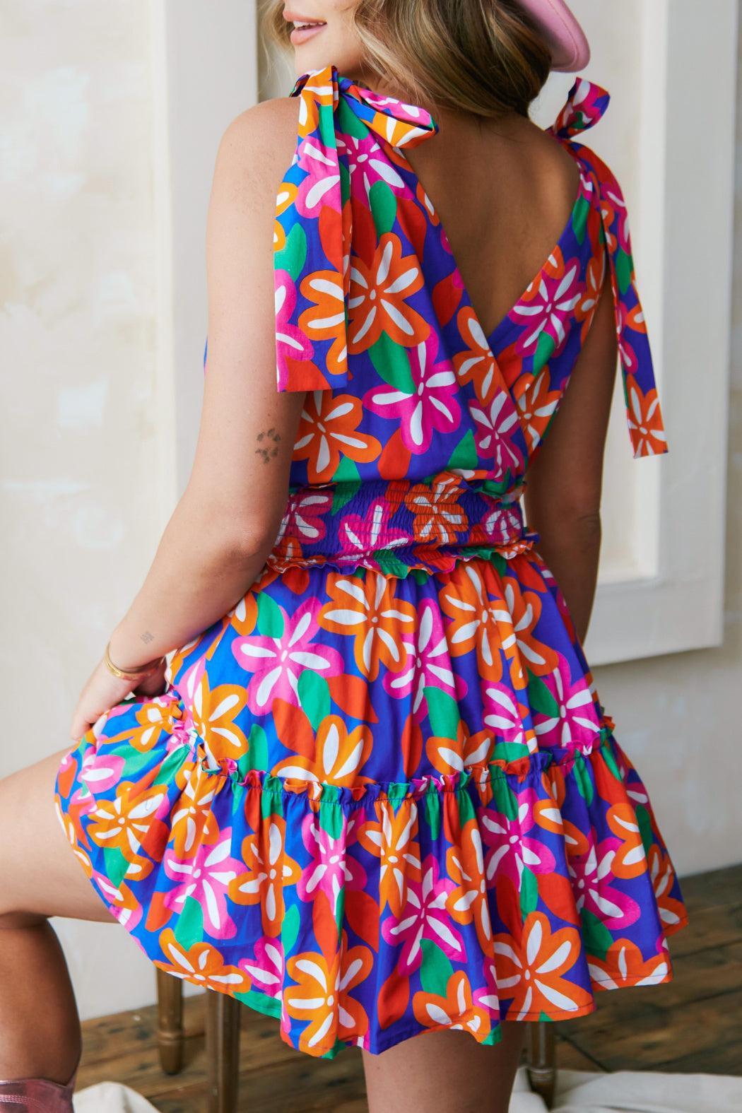 Bright Floral Dress Product Image